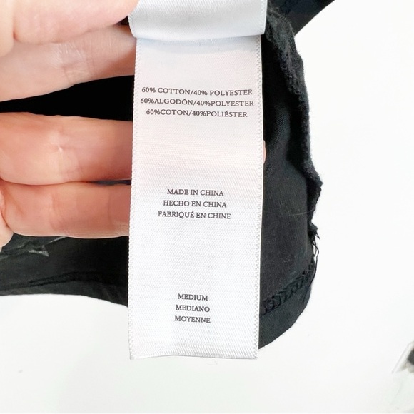 RAILS CARA BLACK STAR BURNOUT SHORT SLEEVE V-NECK T-SHIRT WOMENS SZ MEDIUM - Picture 10 of 11